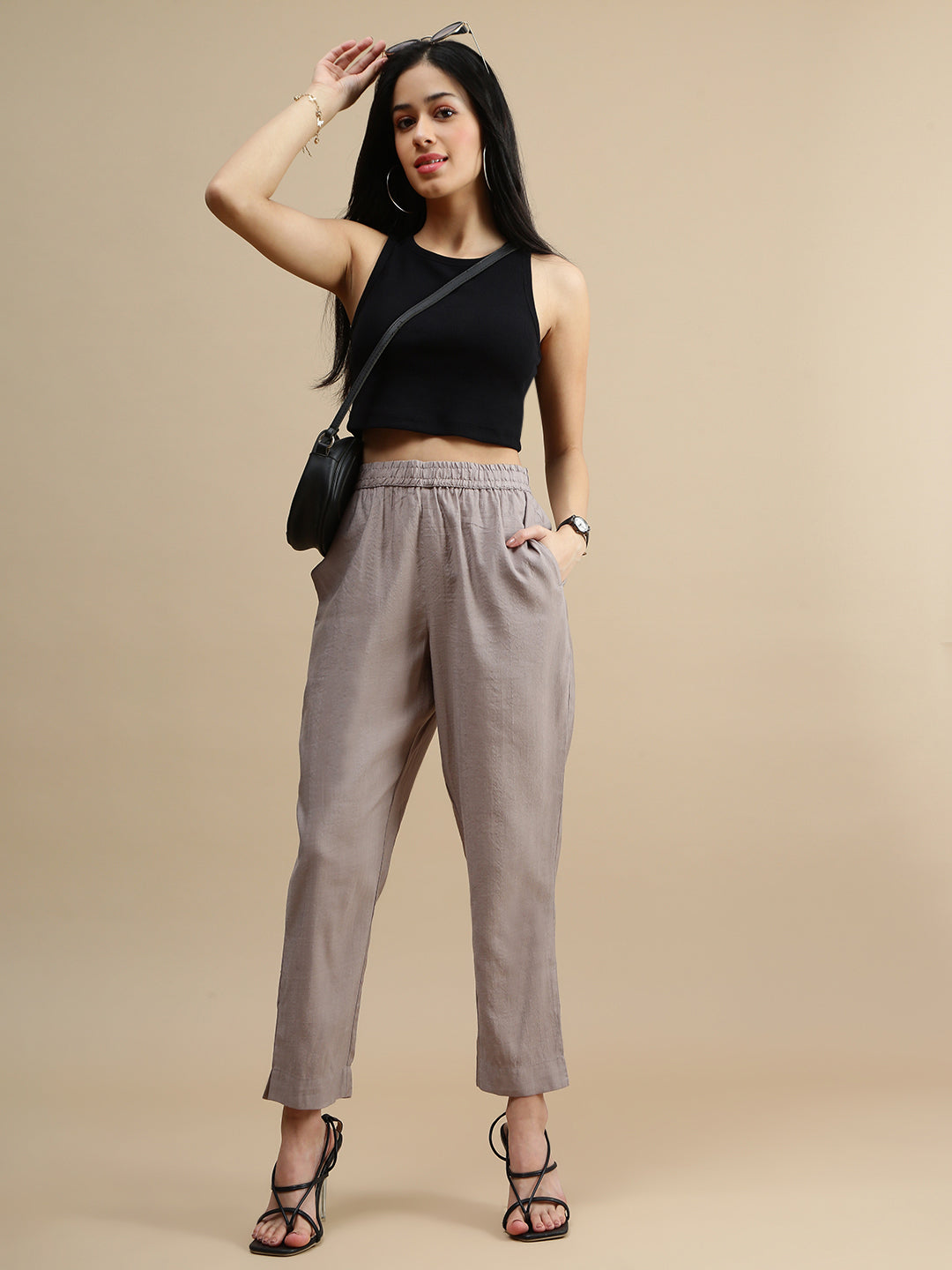 De Moza Women Festive Pants Copper