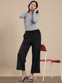 De Moza Women Casual Palazzo Black