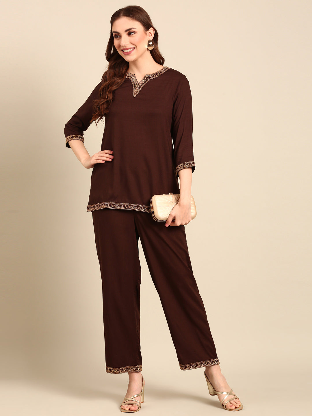 Palazzo-Dark Brown - De Moza