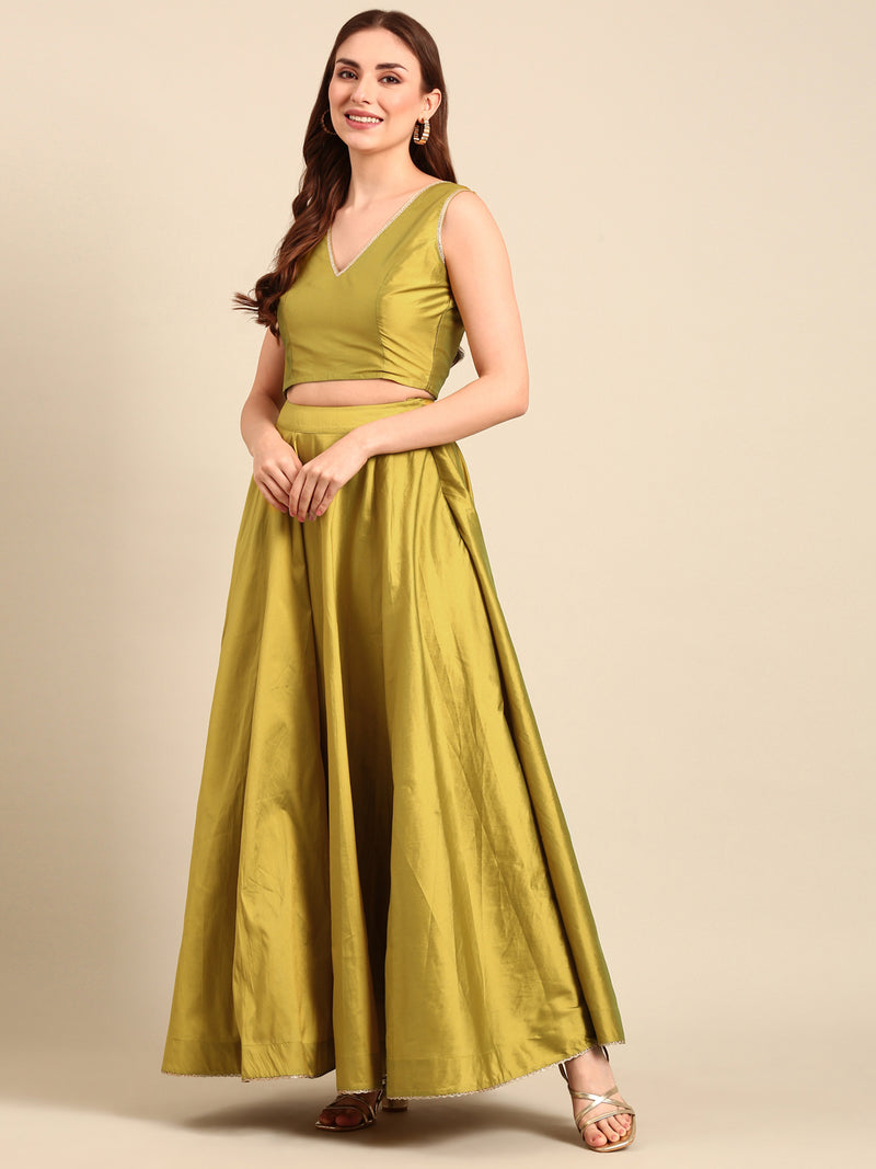 Skirt-Lime - De Moza