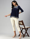 De Moza Women Straight Pant Natural