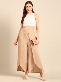 Tulip Pant-Golden Beige - De Moza