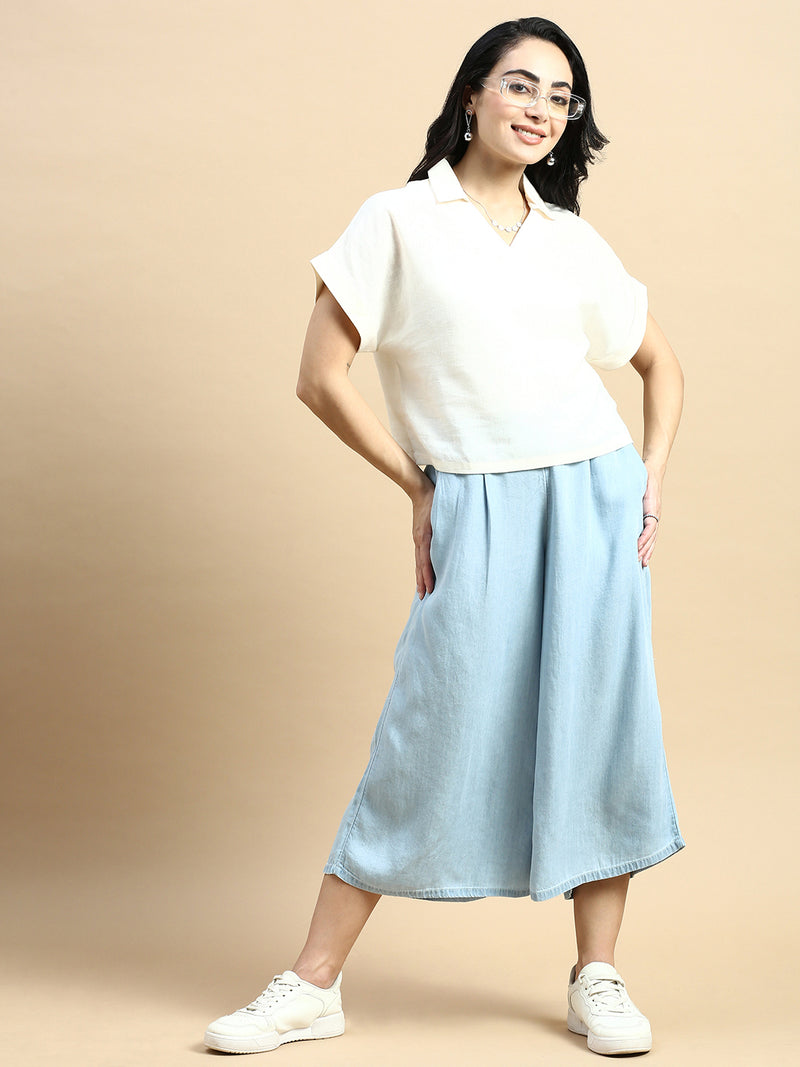 Culottes-Ice Blue - De Moza