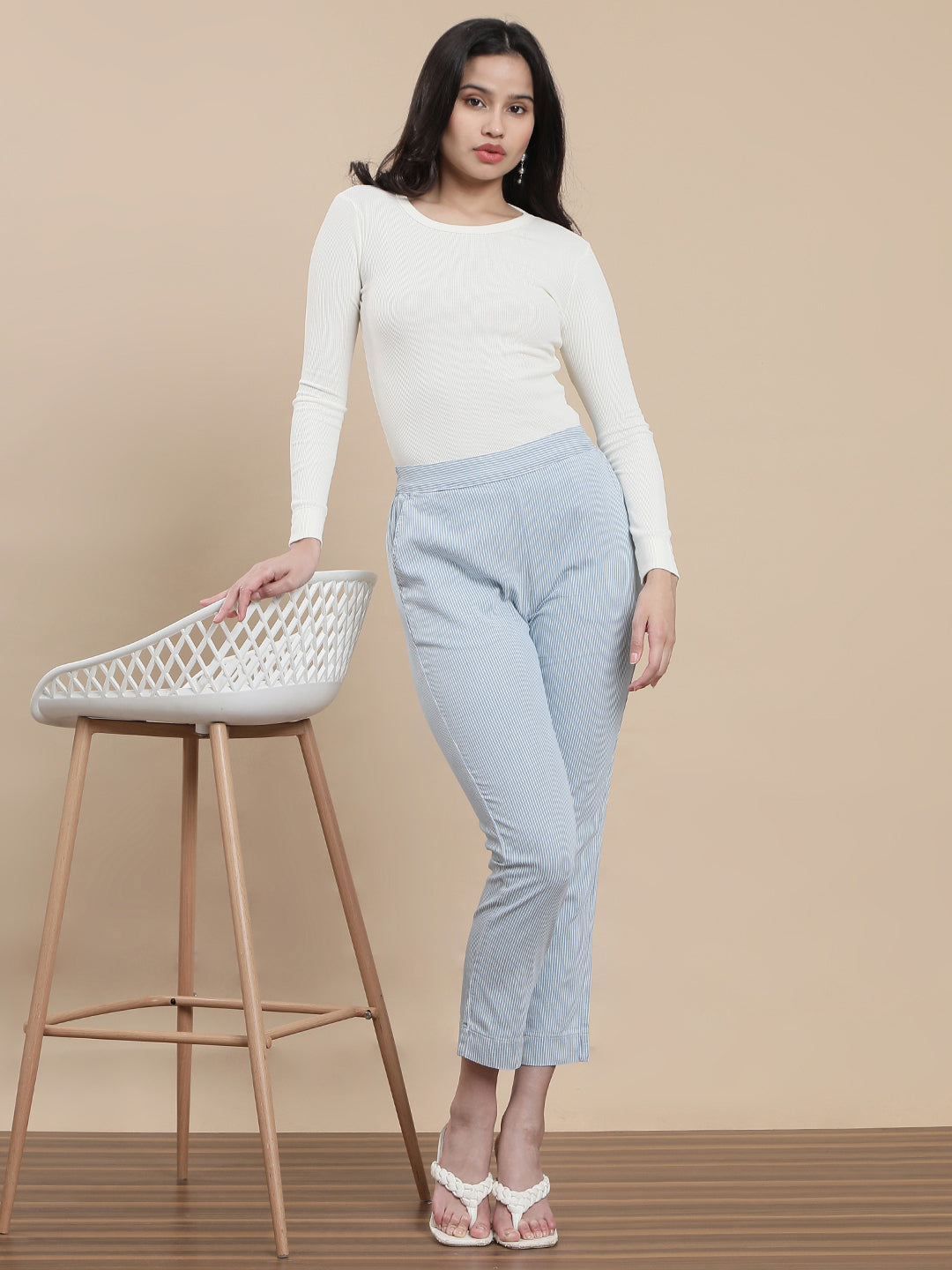 De Moza Women Casual Top Ecru