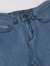 PIPIN Girls Denim Shorts Dark Blue