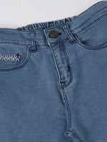 PIPIN Girls Denim Shorts Dark Blue