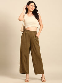 Palazzo-Olive Green - De Moza