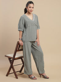 De Moza Women Casual Top Grey - De Moza