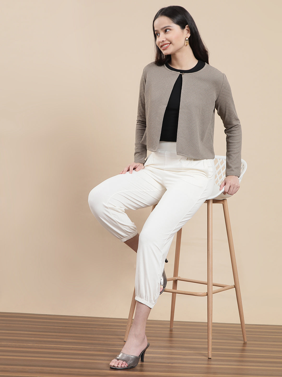 De Moza Women Casual Top Light Olive Green