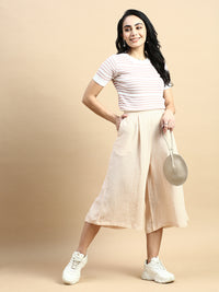 Stripped Culottes-Orange - De Moza