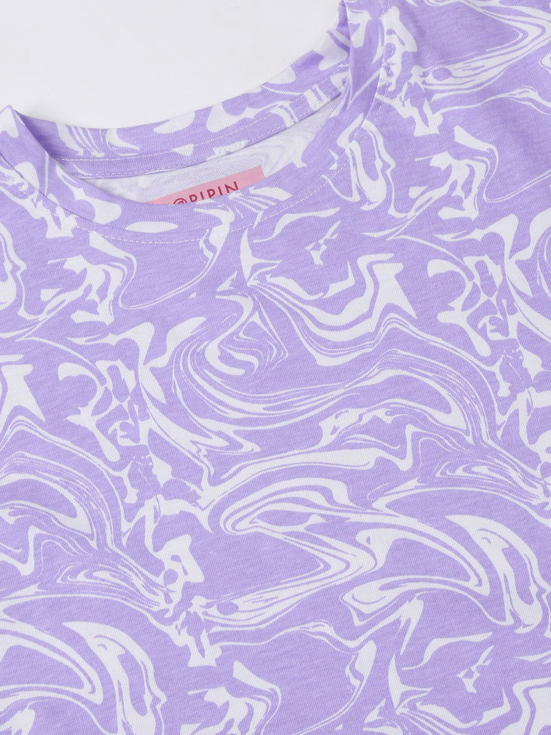 PIPIN Girls Co-ord Set Lilac