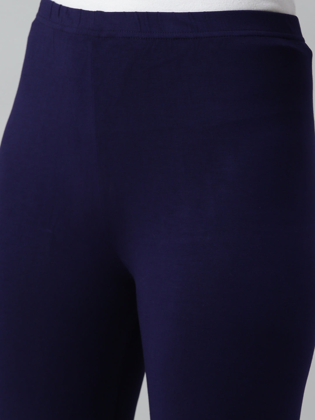 3/4th Leggings-Dark Navy Blue - De Moza