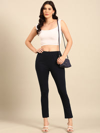 Women's Needle Pants Navy - De Moza