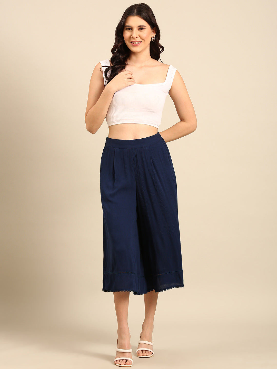 Culottes-Indigo Blue - De Moza