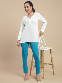 De Moza Women Cotton Kurti Pants - De Moza