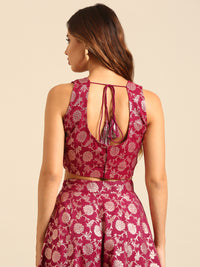 Blouse-Purple - De Moza