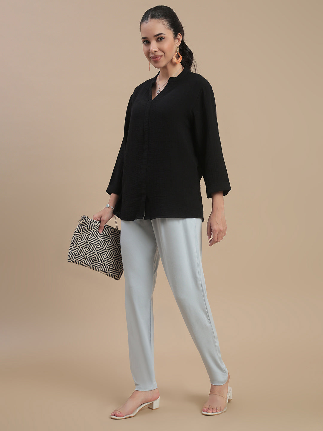 De Moza Women Pencil Fit Pants - De Moza