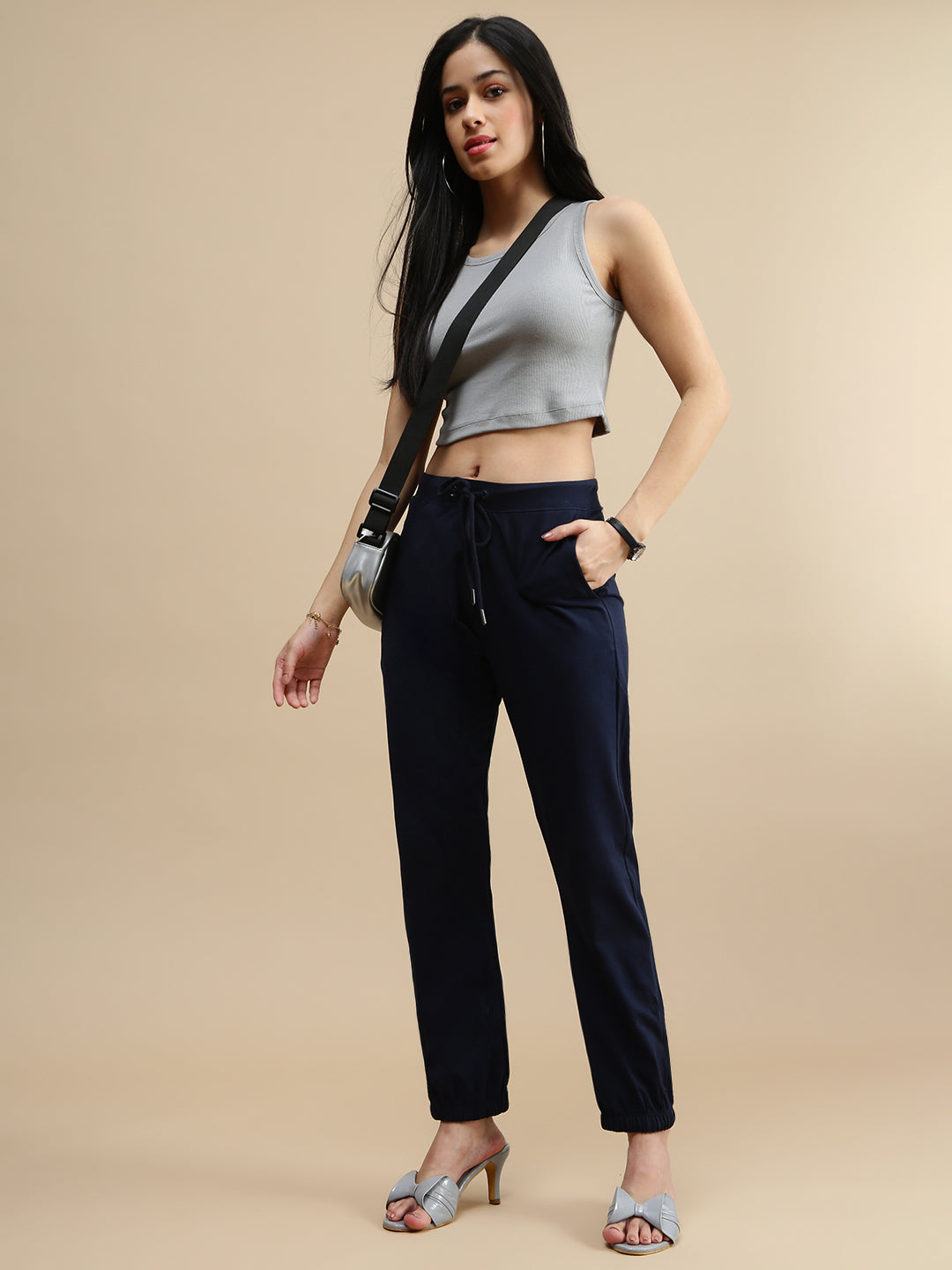 De Moza Women Casual Top Grey