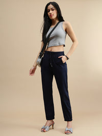 De Moza Women Casual Top Grey