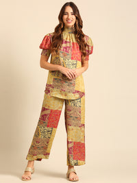Palazzo All Over Print-Multi - De Moza