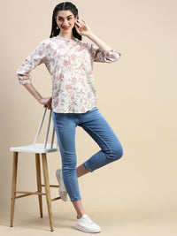 Tunic Top Printed-Clay - De Moza