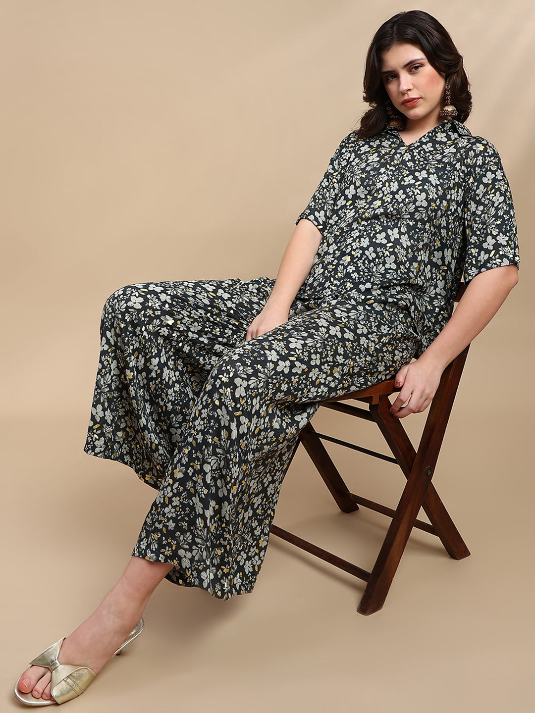 De Moza Women Festive Top Grey - De Moza