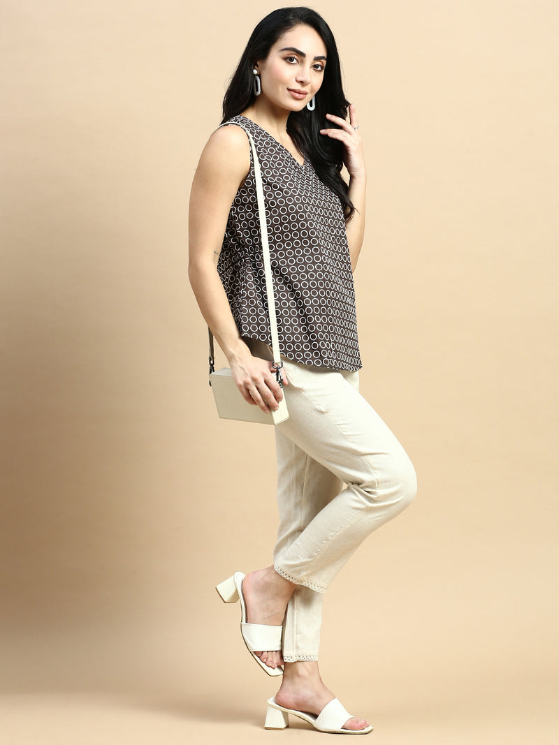 Top-Brown - De Moza