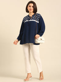 Printed Straight Pant-Offwhite - De Moza