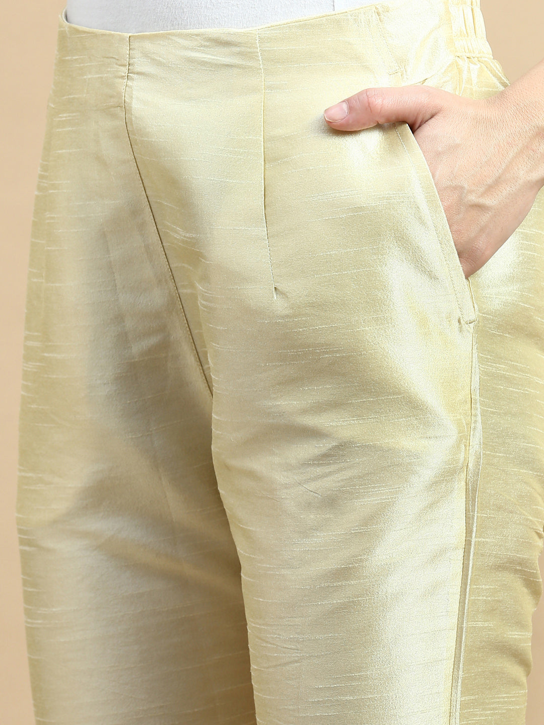 Women's Cigarette Pant Offwhite - De Moza