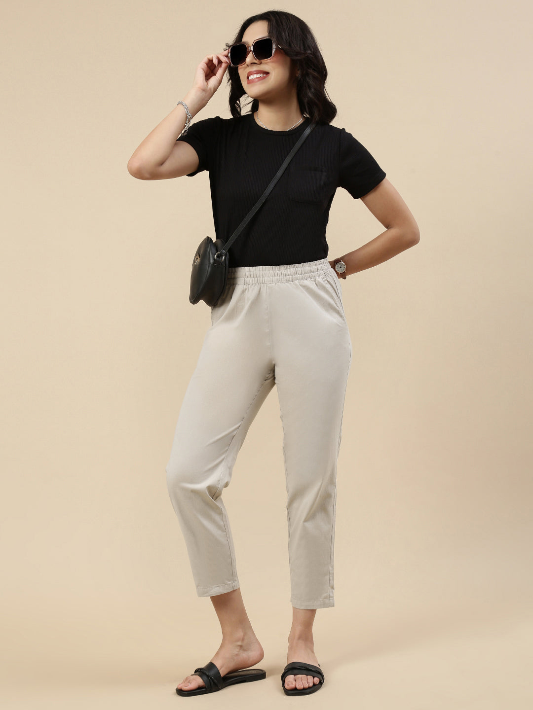 Casual Pant-Steel Grey - De Moza