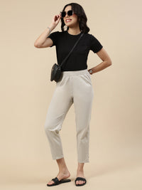Casual Pant-Steel Grey - De Moza