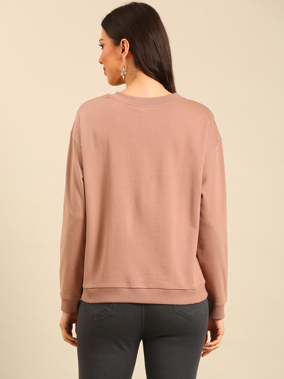 Sweatshirt-Tan - De Moza