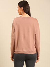 Sweatshirt-Tan - De Moza