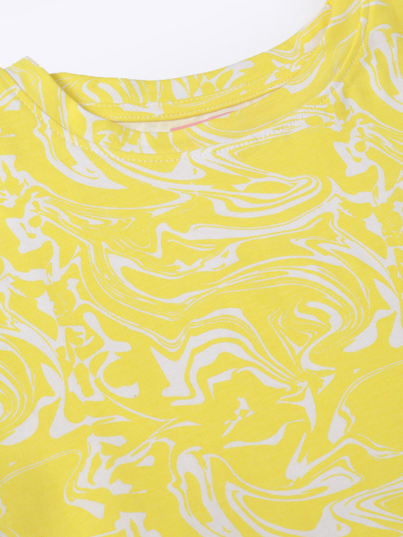 PIPIN Girls Co-ord Set Yellow