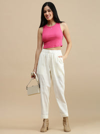 De Moza Women Casual Top Fuchsia