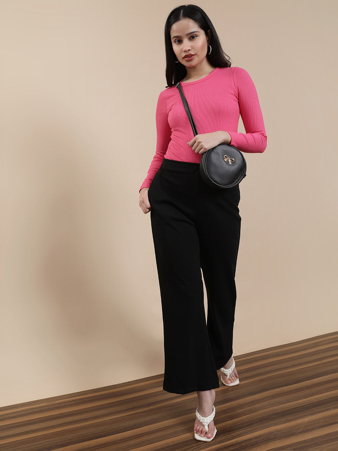 De Moza Women Casual Top Fuchsia