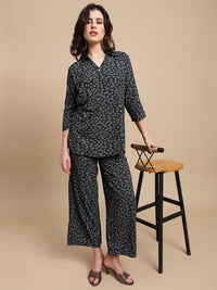 De Moza Women Festive Top Black - De Moza