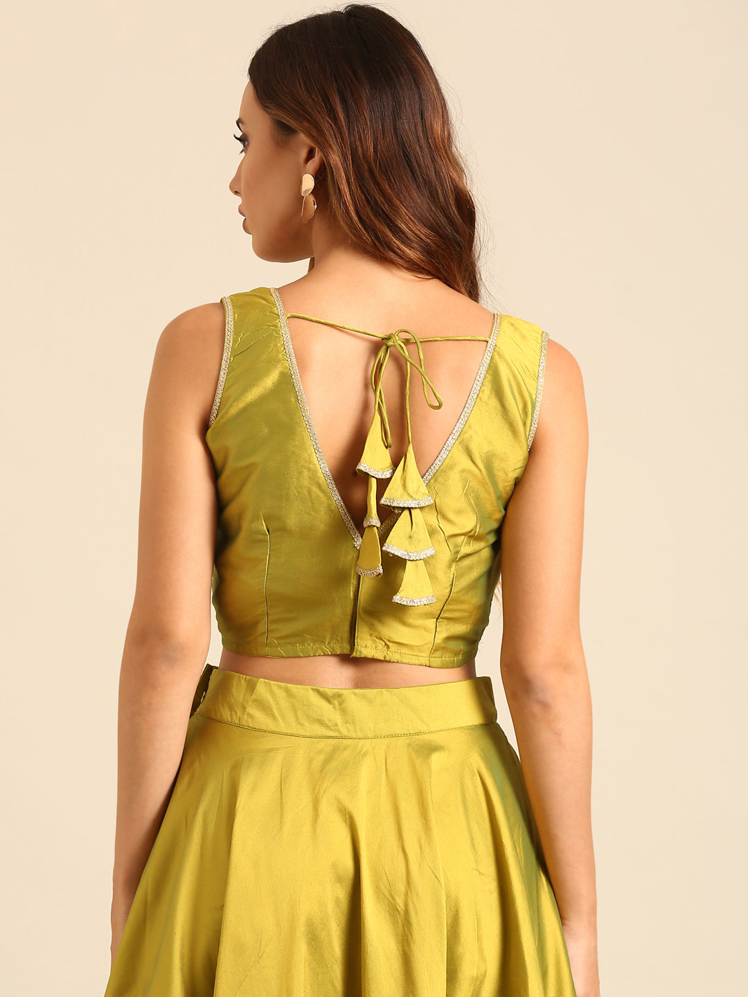 Blouse-Lime - De Moza
