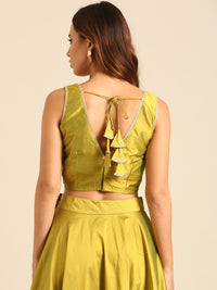 Blouse-Lime - De Moza