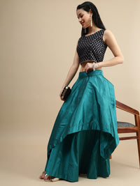 Women's Skirt Bottle Green
