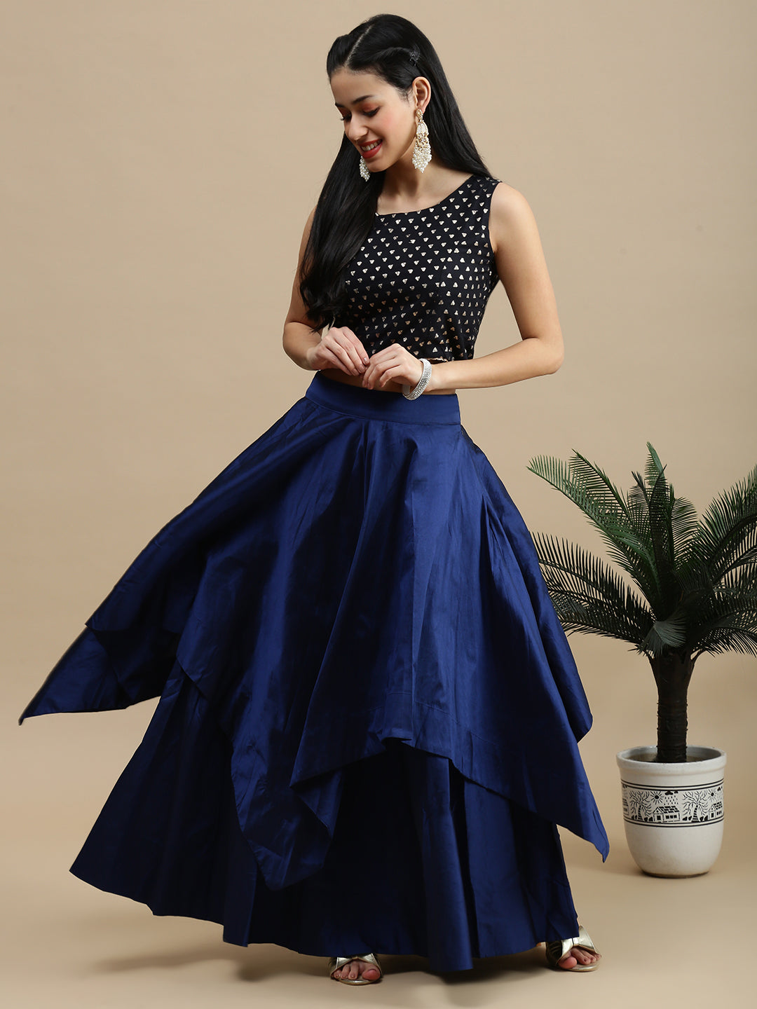 Women's Skirt Mid Night Blue