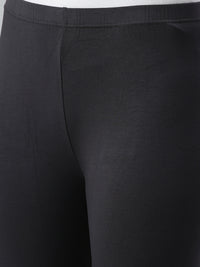 3/4th Leggings-Dark Grey - De Moza