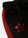 De Moza Girls Jeans Solid Denim Black - De Moza