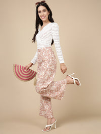 Wide Leg Palazzo-Dusty Pink