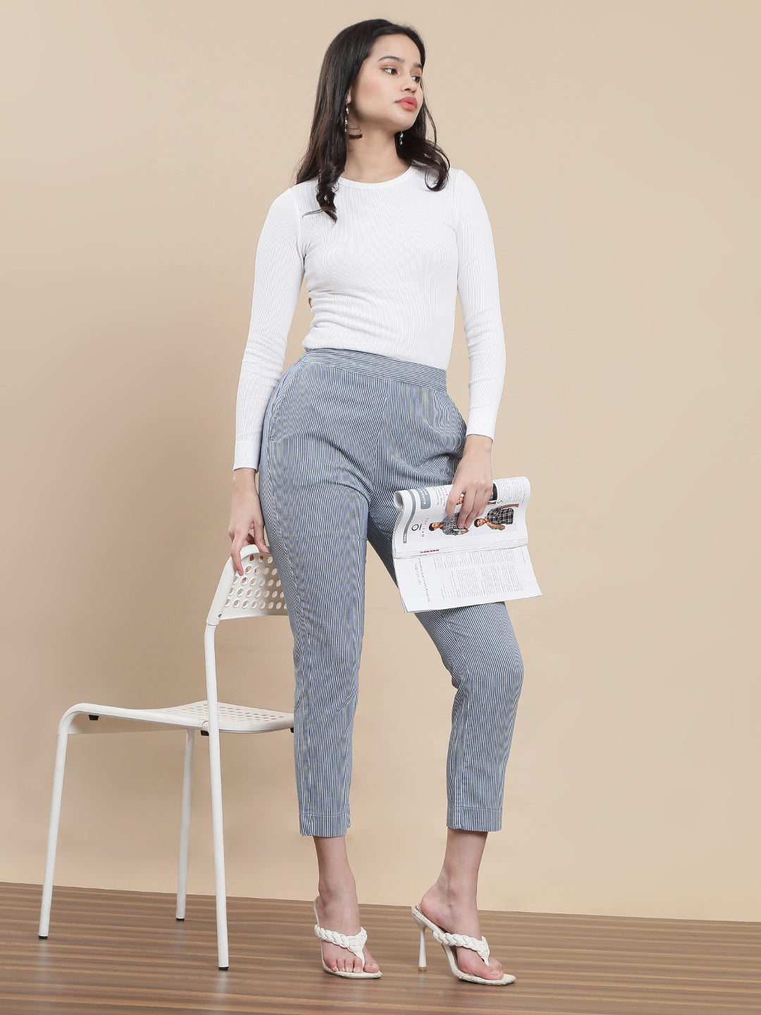 De Moza Women Casual Top white