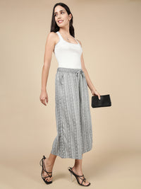 Printed Culottes-Black - De Moza