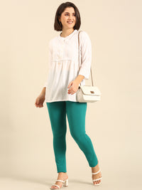 Women's Needle Pants Sea Green - De Moza