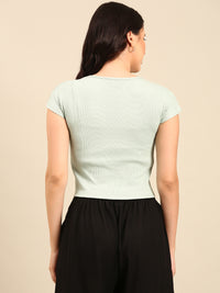 Kimono Sleeve Top-Sea Green (Copy) - De Moza