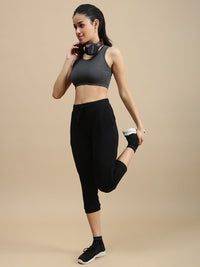 De Moza Women Athleisure Pants Black