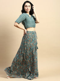 Blouse-Green - De Moza